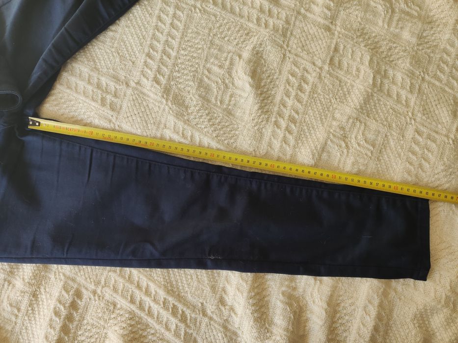 Eleganckie damskie spodnie granatowe casual