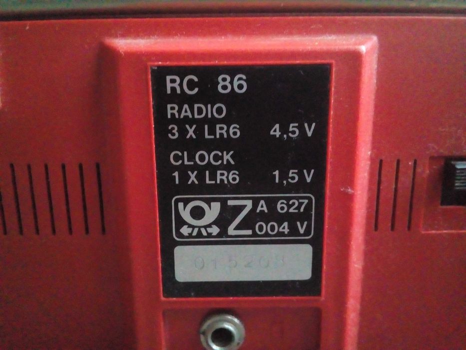 radiobudzik bruns rc 86, GDR, lata 80