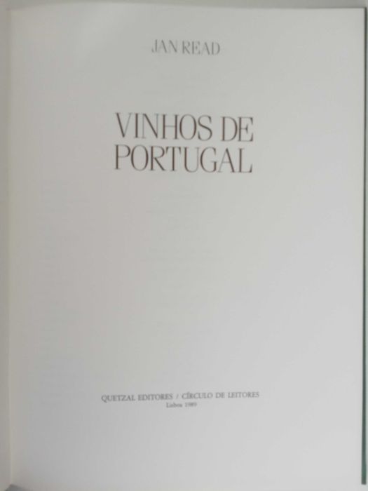 Vinhos de Portugal - Jean Read