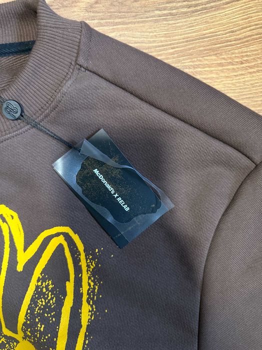 McDonald’s x RELAB bluza brązowa XS – limitowany drop