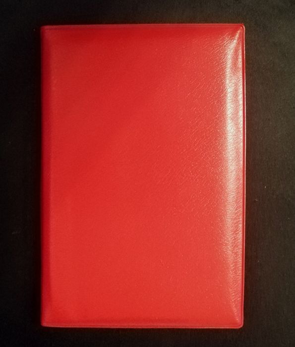 Czerwony notatnik PRL Nowy A5