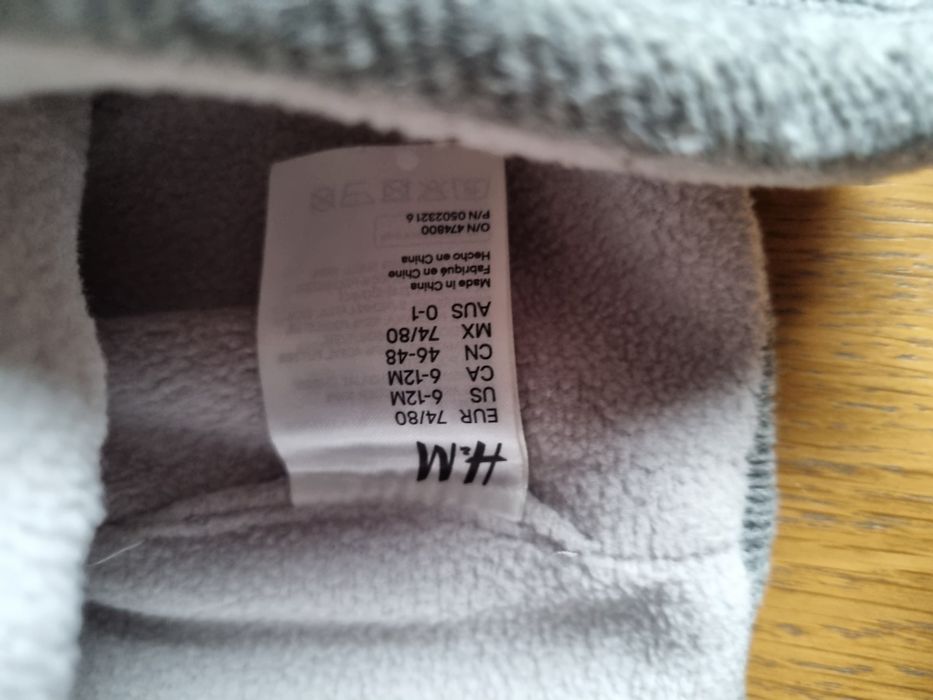 Komplet zimowy 74/80 HM