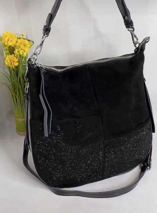 Сумка POLINA&EITEROU натуральная замша кожа