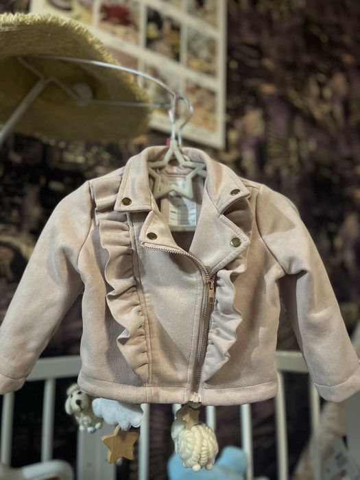 Куртка косуха на дівчинку