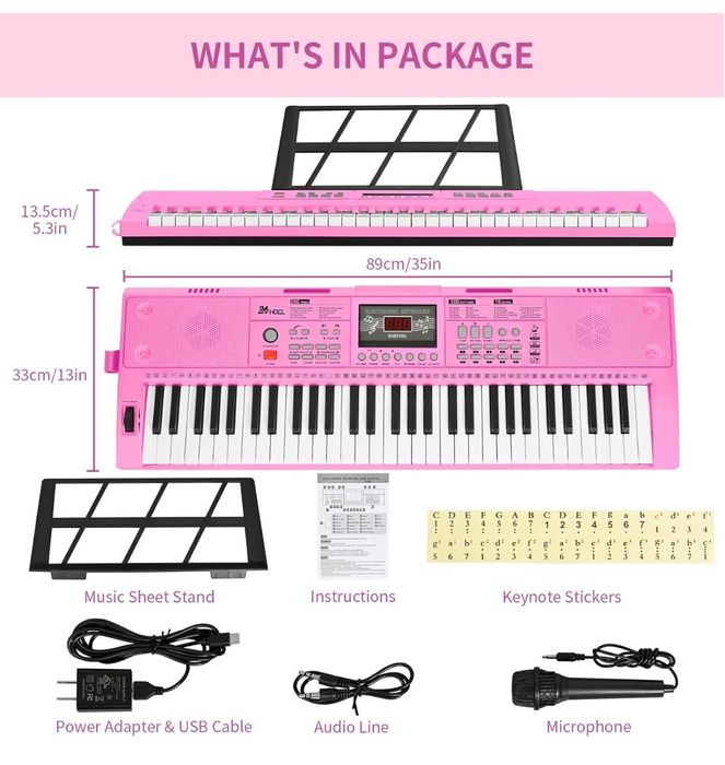 Piano novo e embalado