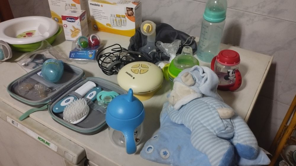 Artigos para bebê, bomba elétrica tirar . Baixa de preço leite
