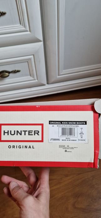 Hunter śniegowce dziecięce r. 36