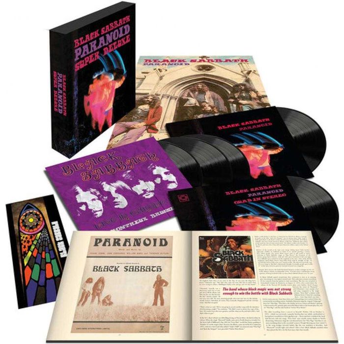 Black Sabbath: Paranoid (1970/2020)(Super Deluxe/Box 5LP/Black Vinyl)