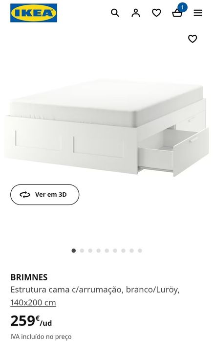 Cama de casal com arrumaçã, inclui estrado e cabeceira