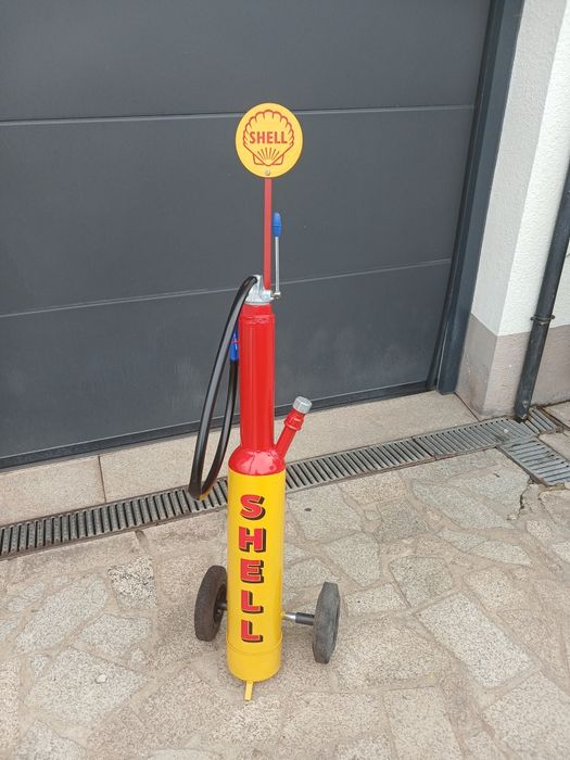 Shell bomba de gasolina  modelo decoração