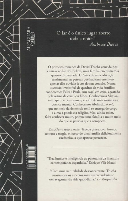Aberto Toda a Noite - David Trueba