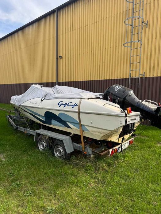 Łódź motorowa, jacht, motorówka Gulf Craft Swan 20  + silnik zaburtowy - Mercury 200hp
