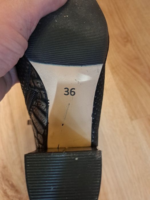 Buty ze skóry ala łóska