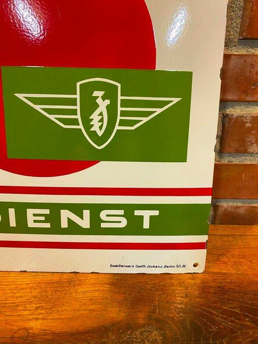 Szyld emaliowany, reklama blacha