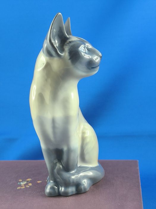 Kot syjamski Royal Copenhagen #porcelana #ozdoba #prezent #figurka #RC