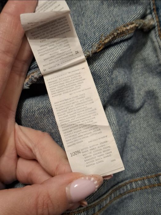 Dżinsówka 100% bawełna L z kapturem