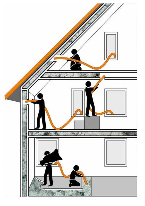 Ocieplanie piana PUR, izolacja pianką poddasza, wdmuchiwanie celulozy
