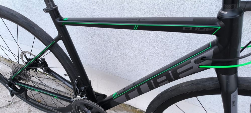 CUBE ATTAIN SL DISC,Shimano 105(hydraulika/sztywne osie),Rozmiar 53/M