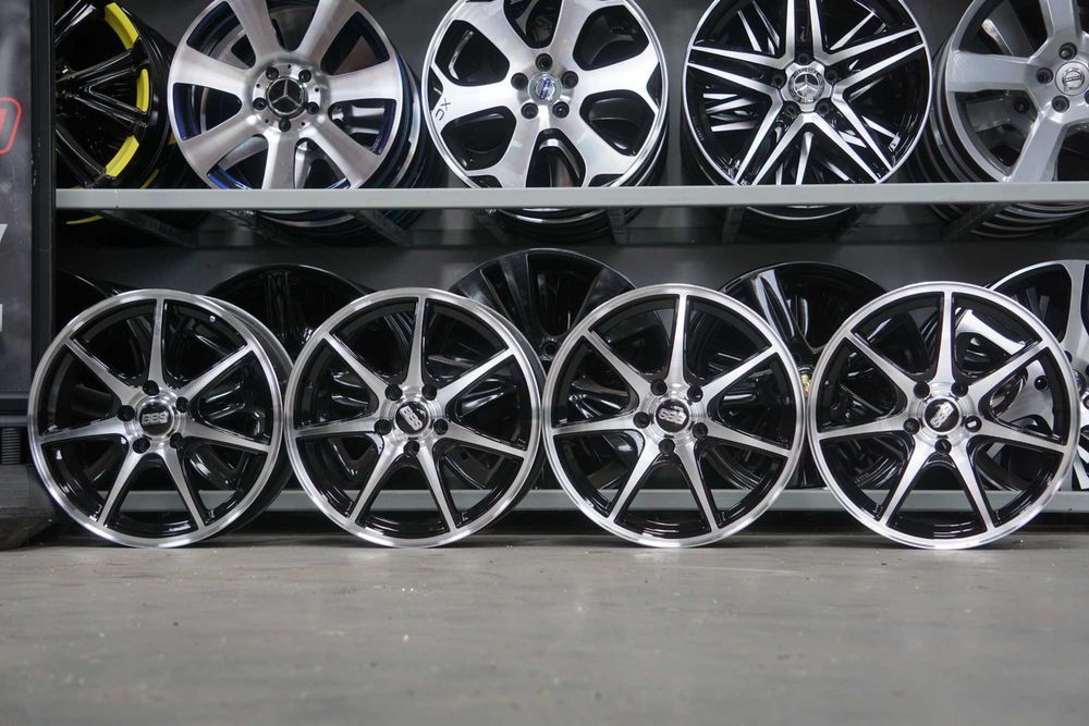 Alufelgi CMA 5x112 7Jx17 et42 cb66,6 pierscien na 57,1, czarne i CNC