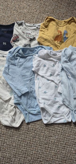 10x body niemowlęce 74 z długim rekawem