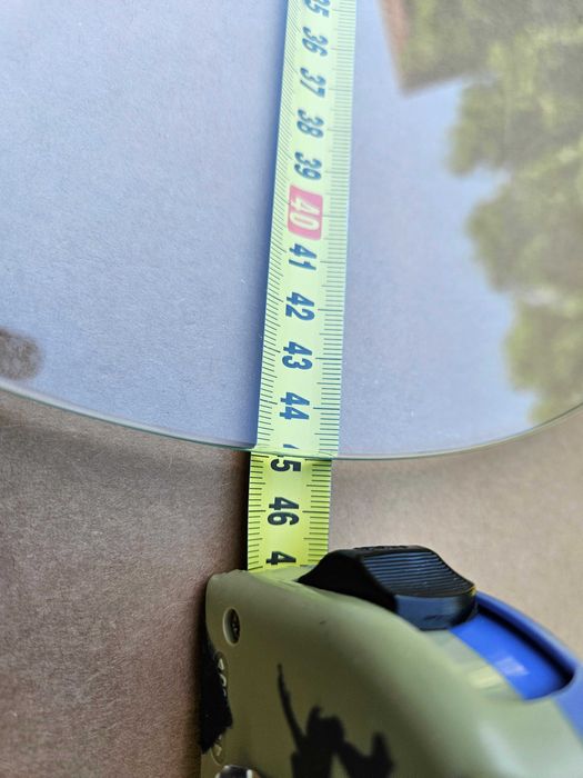 Koło z szkła hartowanego szlifowane kółko na stolik tempered glass