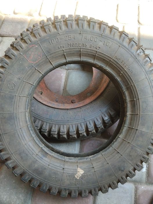 Шини на культиватор мінітрактор 4,50-10. 4-10.
