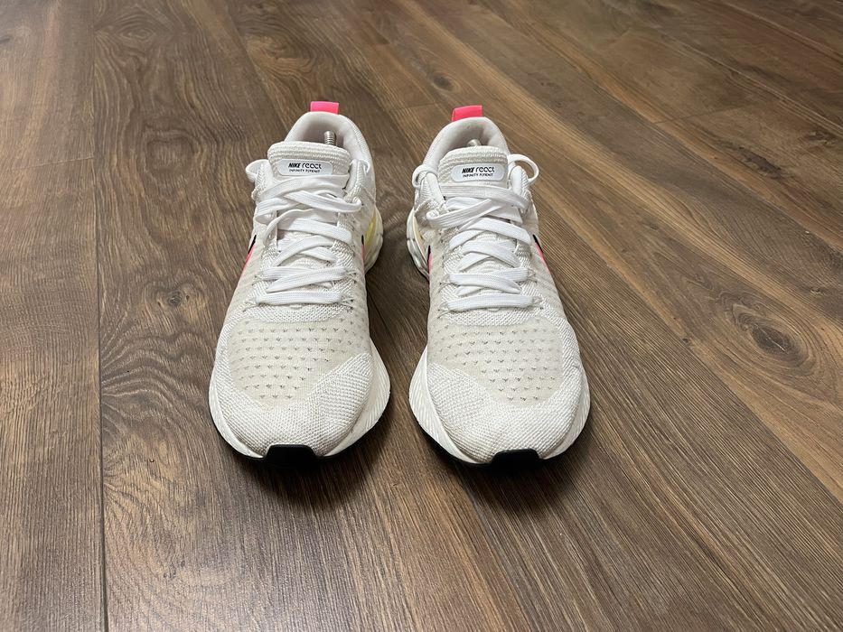 Чоловічі кросівки Nike React Infinity Run Fk 2 White DJ5395-100 Розмір EU 42.5, устілка 27 см