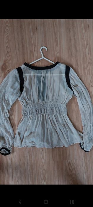 Koszula beżowa ZARA