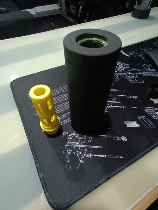 Silenciador 3d zenitco airsoft