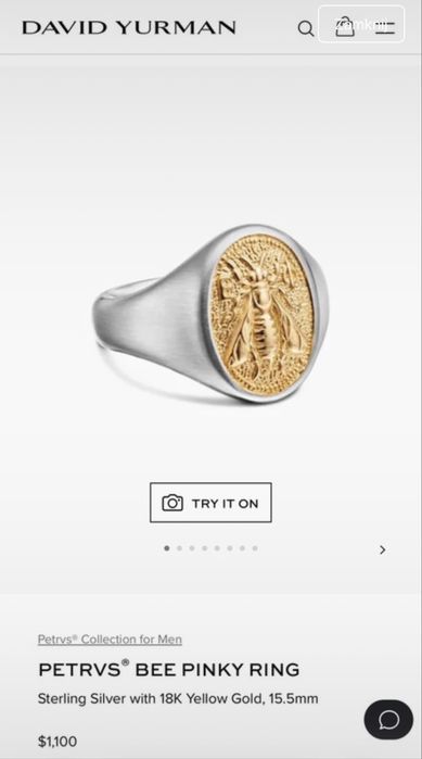 Sygnet David Yurman Petevs Bee