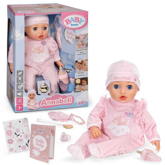 Zapf, baby annabell, пупс  беби борн, Baby born,  кукла анабель