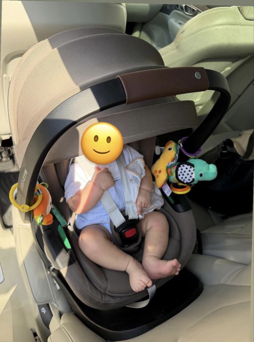Ovo e base giratórios 360 graus Maxi Cosi para bebé recém nascido até 60cm