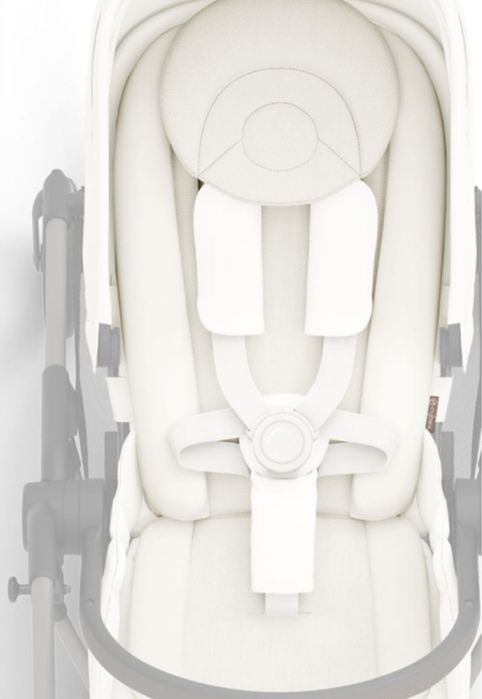 Cybex Newborn Nest wkladka kokon wypelniajacy kolor bialy .