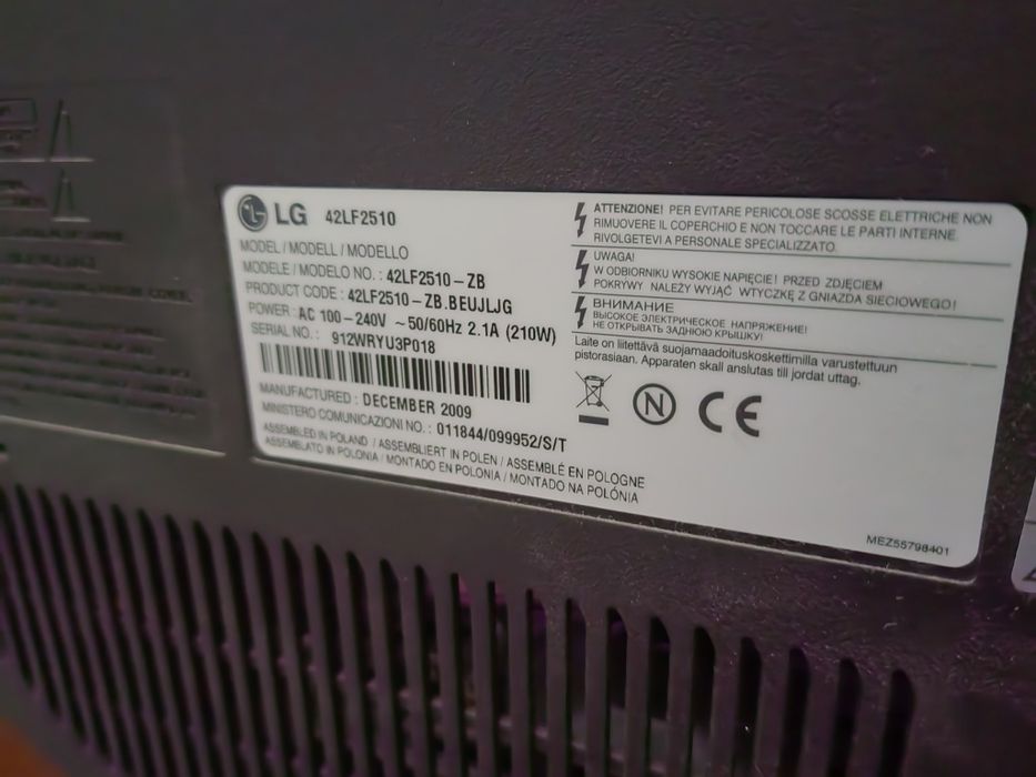 Telewizor LG - 42 cale