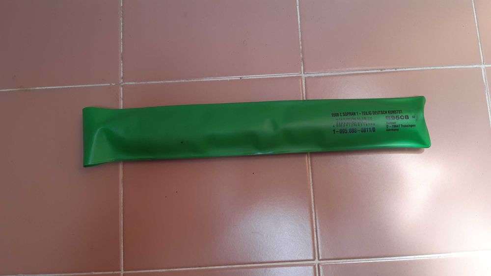 Flauta de bisel com capa