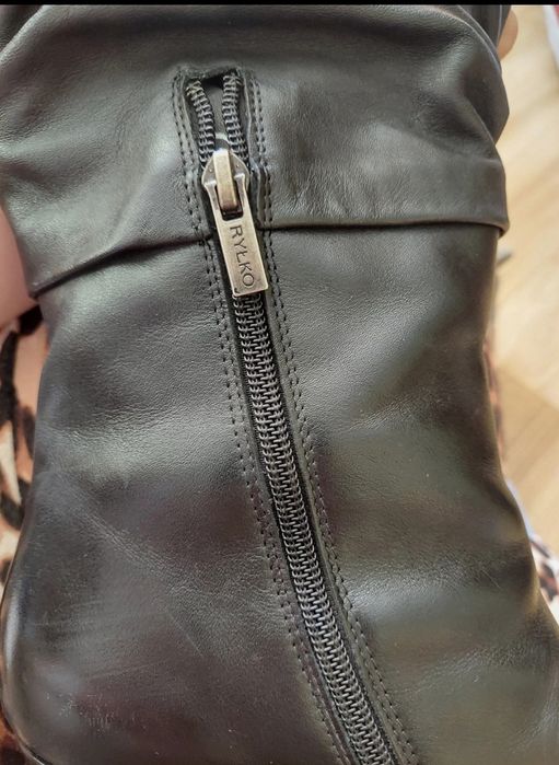 Czarne kozaki Ryłko