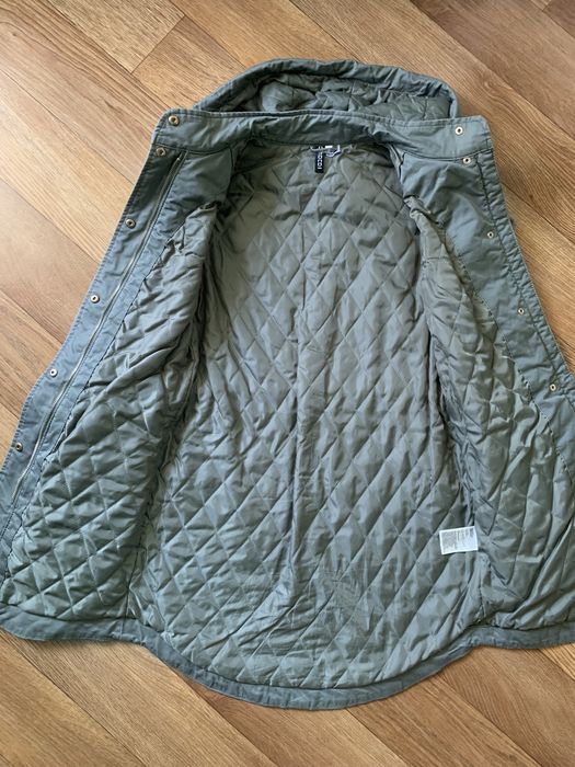 Женская парка H&M хаки, куртка, ветровка, карточка