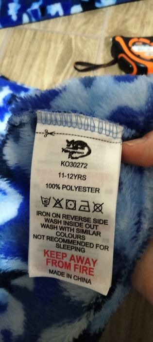 Детский теплый халат Kangoroo Poo,на 11-12лет