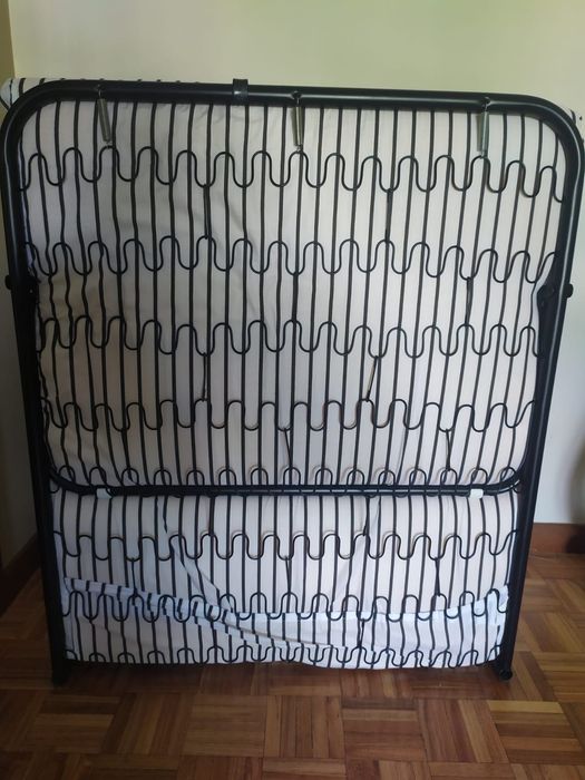 Cama dobrável solteiro portátil
