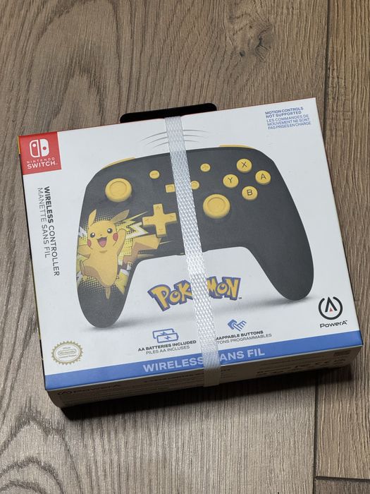 Nintendo switch pro controller oraz nowy pad bezprzwodowy pokemon