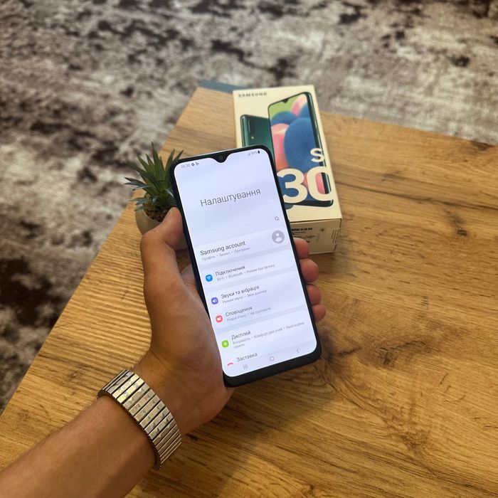 Samsung Galaxy A30s Blue — 100% АКБ