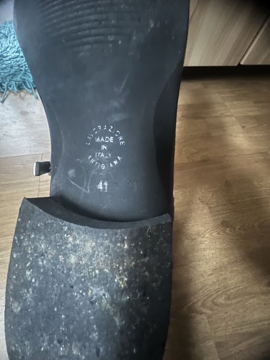 Buty botki  damskie wloskie skora rozmiar 41