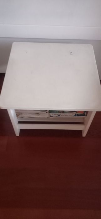 Mesa de centro pinho branca