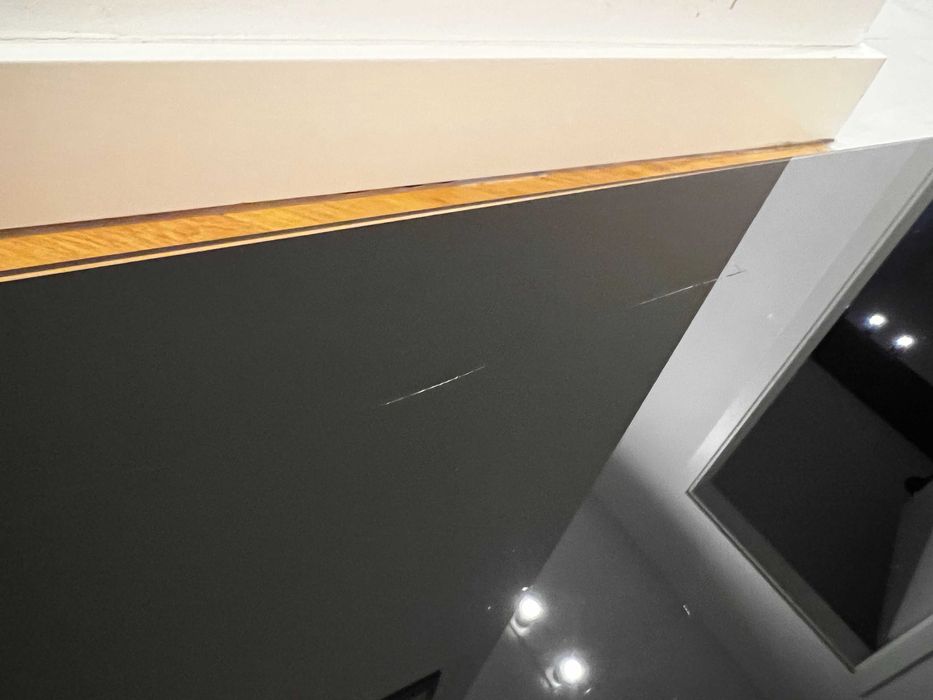 Duronic szklana podstawka pod monitor, telewizor, DM052-4 czarna