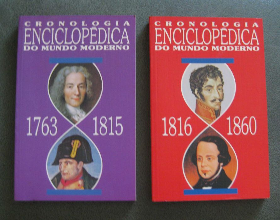 Conjunto de 7 Livros da Cronologia Enciclopédica do Mundo Moderno