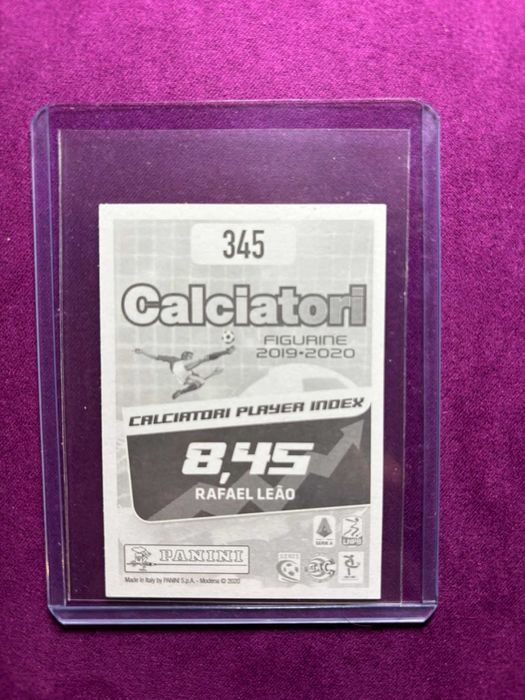 Cromo Rookie Rafael Leao Panini Calciatori 2019