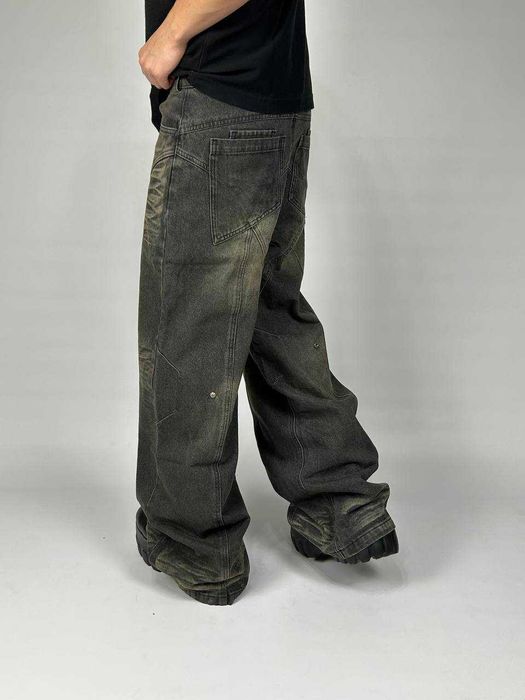 NO FAITH STUDIOS NFS baggy faded archive opium джинсы джинси черные