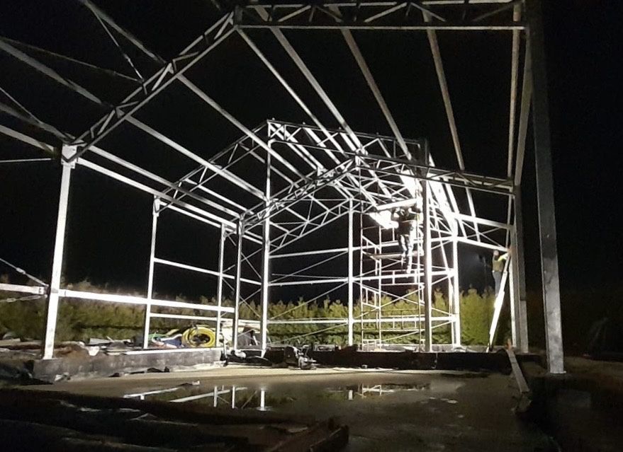 Konstrukcja hali 20x10x4