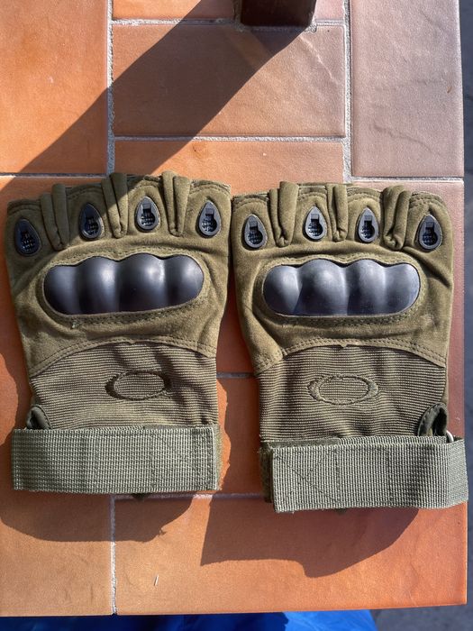 Перчатки тактические Олива. Без пальцев.
