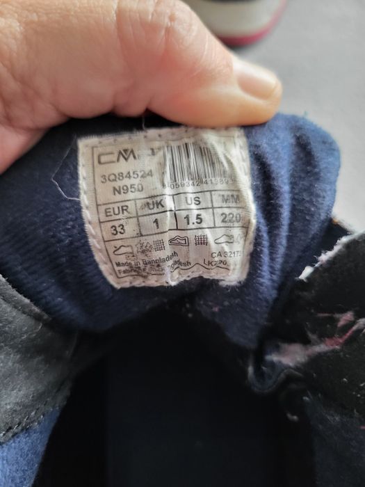 Buty zimowe firmy CMP dla dziewczynkinki